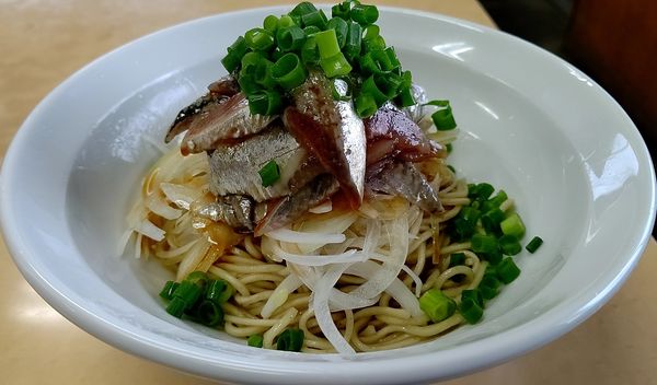 「W いわしそば W」@中華そば よしかわの写真