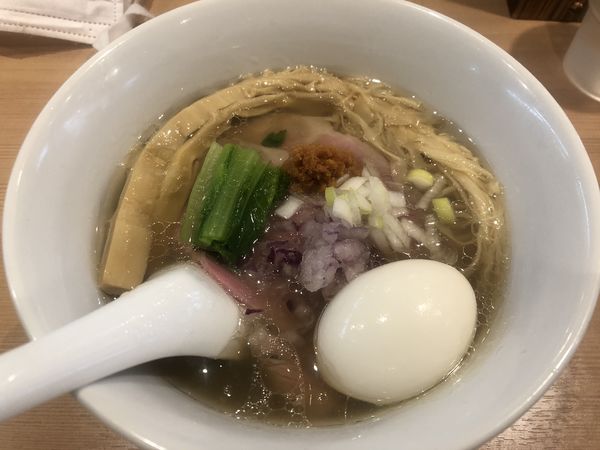 「【ゲリラ限定50食】特製河豚らぁ麺（1100円）」@らぁ麺 鳳仙花の写真