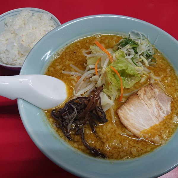 「とんこつカレー800円,小ライス160円」@とんこつ・支那そば 前略 本店の写真