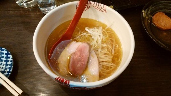 「【居酒屋限定】貝出汁白醤油らーめん-EXTRA-」@麺処 あす花の写真