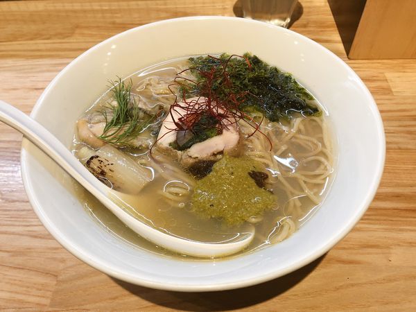 「限定・淡麗牡蠣塩そば」@らーめん 改の写真