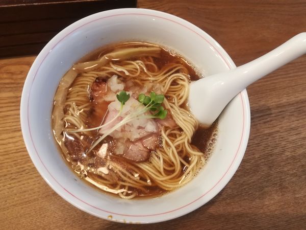 「煮干しそば」@麺尊 RAGEの写真