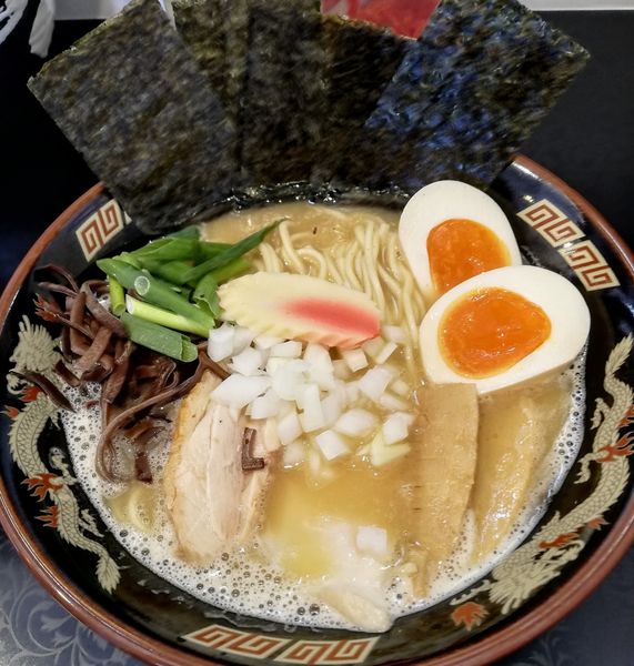 「濃厚ソバ(鶏)」@味どころ 龍の羽の写真