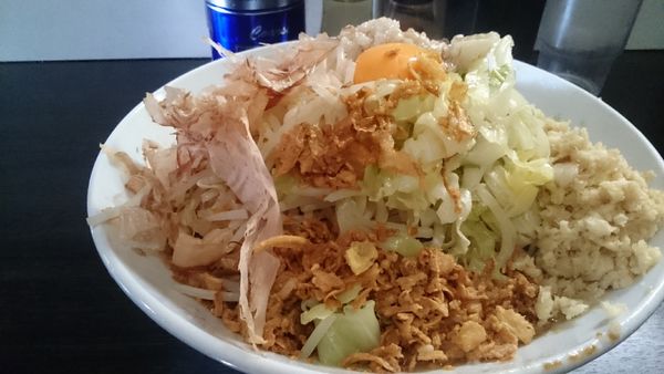 「汁なし・大・ショウガ(アブラマシマシ)¥1080」@豚星。の写真
