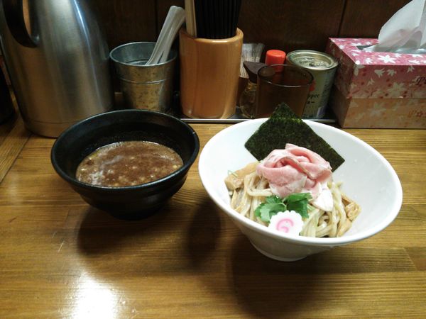「濃厚魚介つけ麺」@馳走麺 狸穴の写真