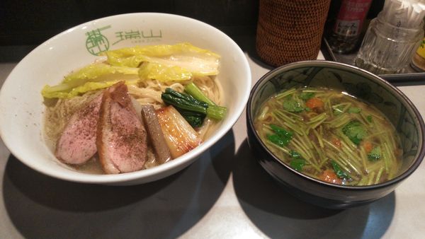 「鴨出汁つけ蕎麦」@中華蕎麦 瑞山（ZUIZAN）の写真