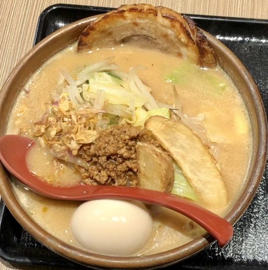 「北海道味噌ラーメン」@蔵出し味噌 麺場 田所商店 城陽店の写真