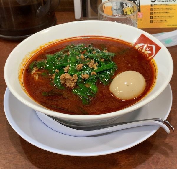 「タイワンラーメン 味玉」@ラーメンばんだいの写真