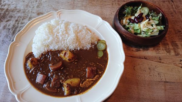 「（ランチ）えのきカレー・セット　１０５０円」@StreamValleyの写真