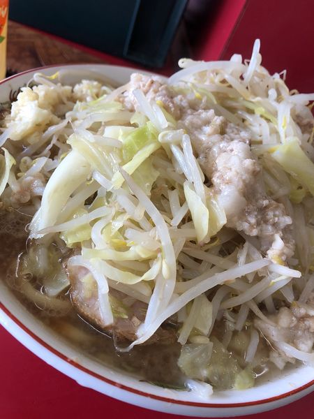 「小ラーメン（ニンニクアブラ）」@ラーメン二郎 湘南藤沢店の写真