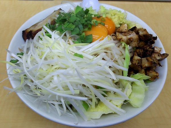 「ぎ郎特汁なし」@ら〜めんぎょうてん屋GOLD 東名厚木店の写真