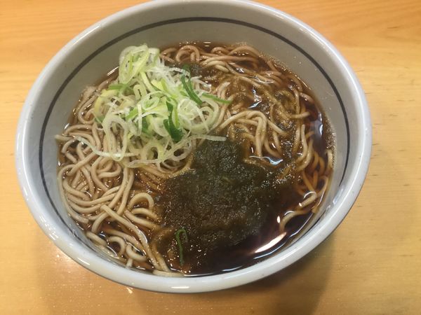「とろろ昆布そば・大盛(¥390・大盛無料)」@吉そば 神田店の写真