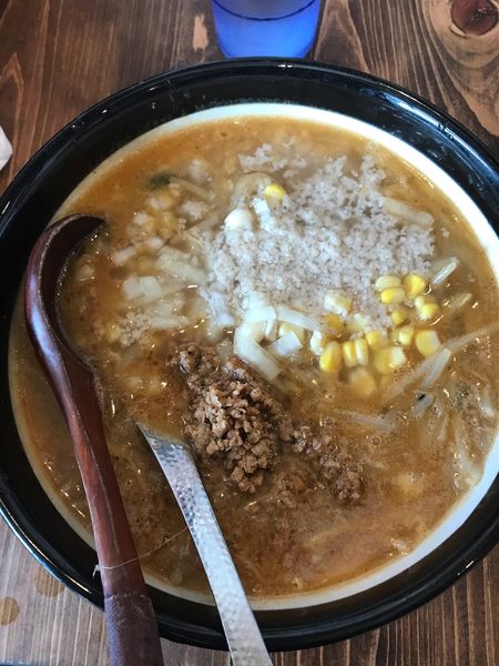 「味噌ラーメン(脂大)　800円」@味噌ラーメン専門店 日月堂 与野本町店の写真