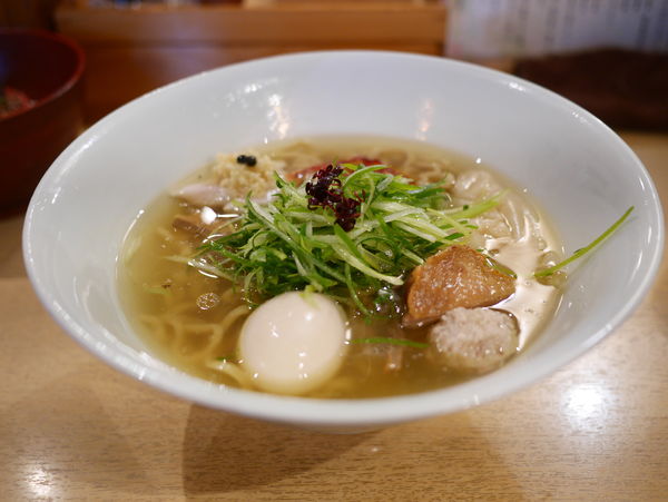 「特製塩そば」@饗 くろ㐂の写真