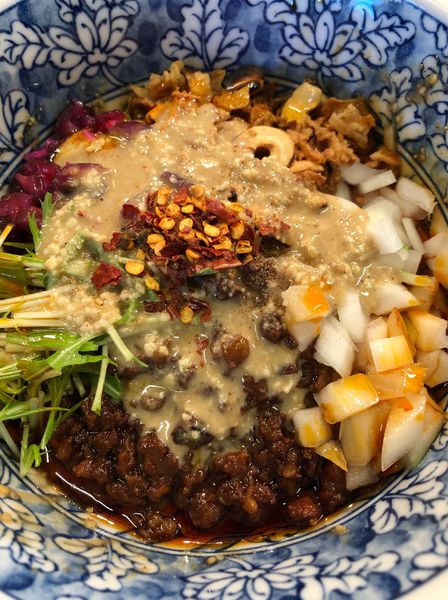 「担担麺(濃厚)」@スパイス担担麺専門店 香辛薬麺の写真