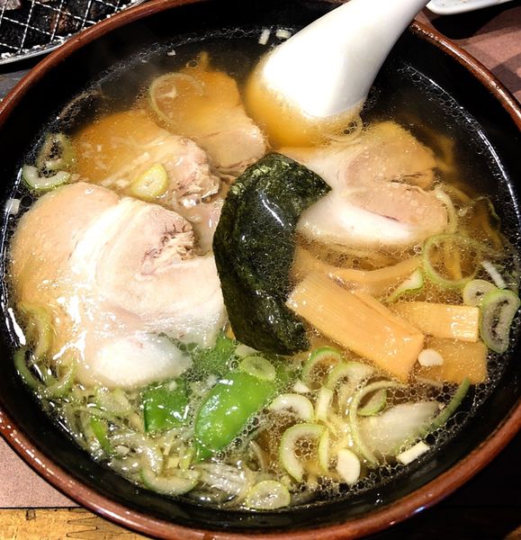 「チャーシューメン」@本格炭火焼き肉 吾妻の写真