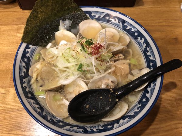 「活はまぐりラーメン1080円」@和風楽麺 四代目 ひのでや 大宮店の写真