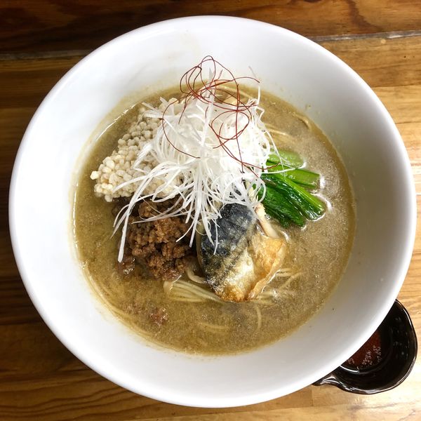 「【限定】サバ味噌煮干ら〜めん￥900」@中華そば よしかわの写真