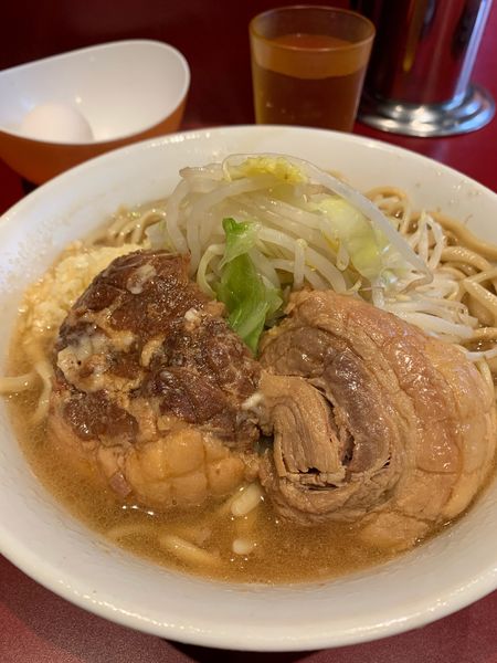 「小少なめ　卵」@ラーメン二郎 荻窪店の写真