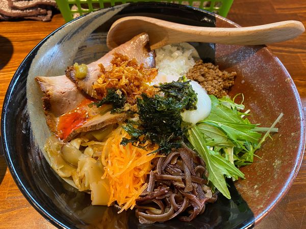 「特製正油まぜそば 820円」@まぜそば専門店 イトちゃんの写真