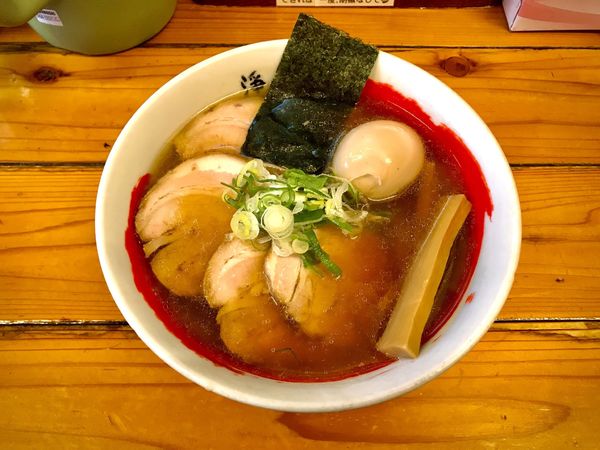 「チャーシュー中華そば5枚入り+味玉」@浄心家の写真