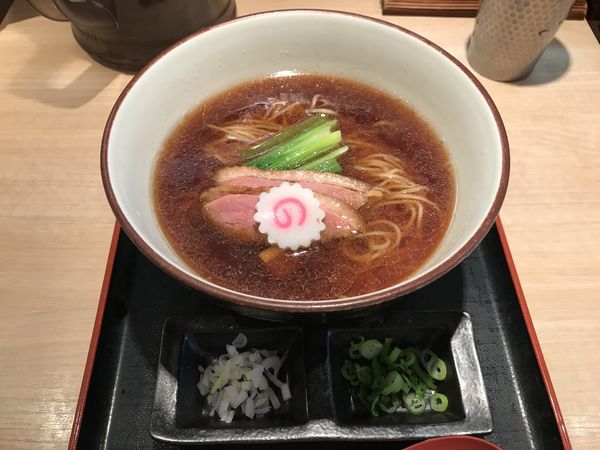 「芳醇鴨そば」@銀座 鴨そば 九代目 けいすけの写真