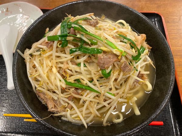 「もやしそば（大）　¥850」@さくら食堂の写真