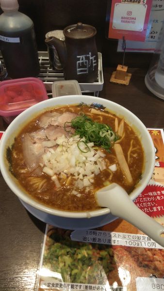 「カレーラーメン」@来来亭 中島新町店の写真