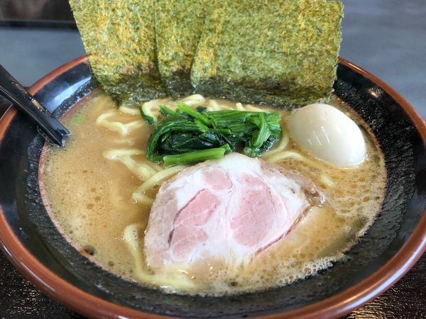 「味玉ラーメン¥830+¥100」@らーめん家 せんだい 川崎稲田堤店の写真