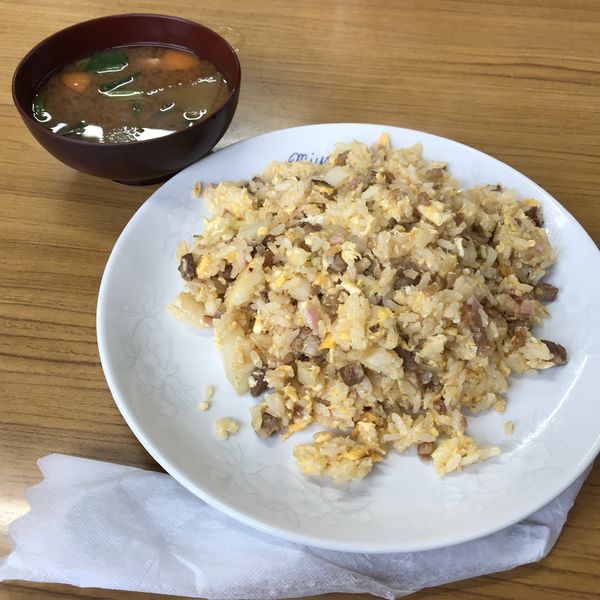 「ヤキメシ、汁（￥700）※」@とんかつ 三好弥の写真