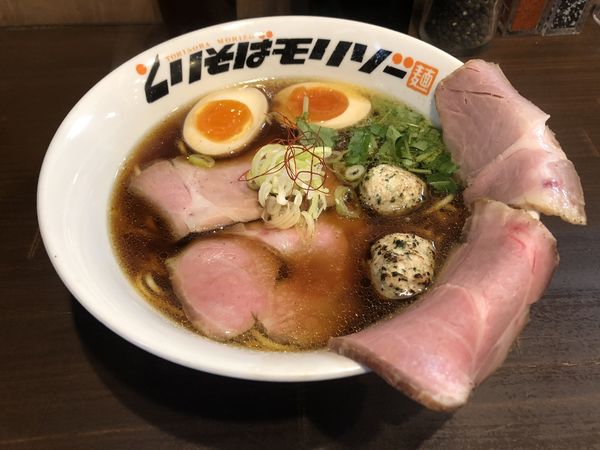 「比内地鶏と熟成醤油の汁そば」@とりそばモリゾーの写真