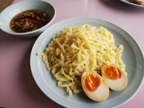 「つけめん　並盛　＋味玉：サービス券」@元祖つけめん丸長の写真