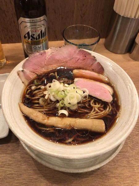 「鴨そば」@屋台優光の写真