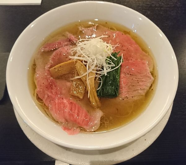 「支那そば 肉増し(1100円)」@和食 季節料理 雲井の写真