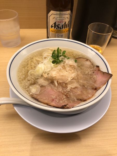 「塩らーめん」@らーめん鱗 京都三条店の写真