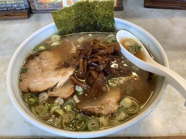 「支那竹チャーシュー麺 1400円」@拉麺屋 日昇亭の写真