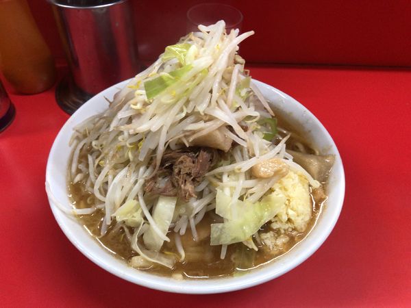 「小ラーメン(ヤサイニンニクアブラ)」@ラーメン二郎 松戸駅前店の写真