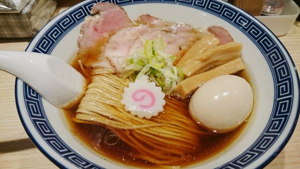 「特製中華そば（980円）＋替え玉（100円）」@中華そば 竹むらの写真