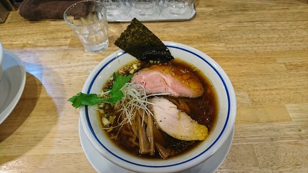 「中華そば（醤油）＋チャーシューご飯」@手打式超多加水麺 ののくらの写真