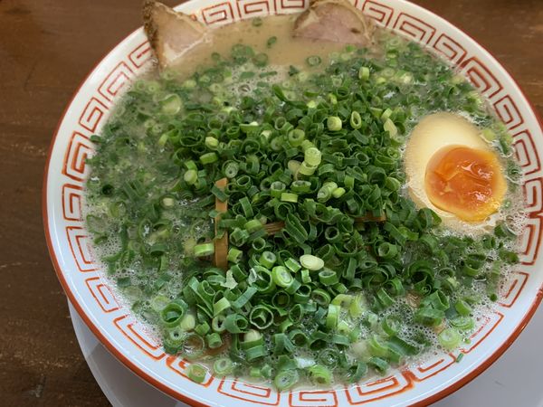 「だるまネギ増し 替え玉」@だるま大使 本店の写真