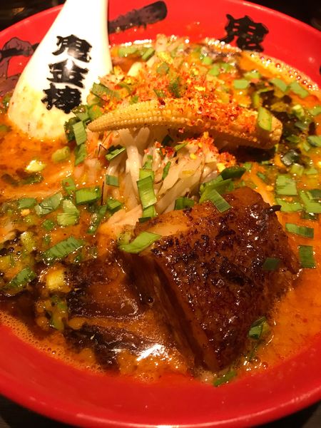 「カラシビ味噌らー麺(900円)」@カラシビ味噌らー麺 鬼金棒の写真