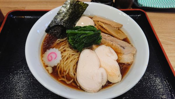「🍜味玉生姜中華蕎麦」@麺屋 睡蓮の写真