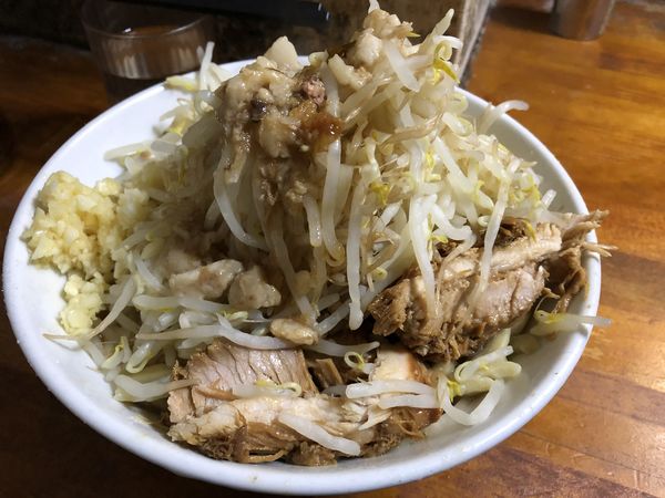 「小ラーメンうずら全マシ」@蓮爾 新町一丁目店の写真