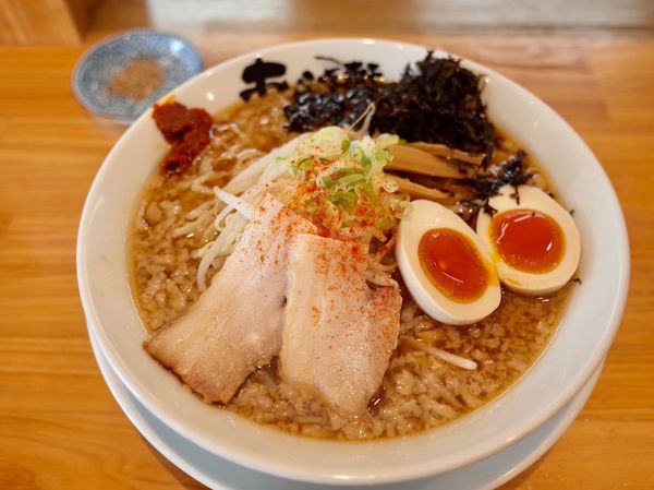 「味噌チャチャ!!ラーメン 得…1040円」@ニボチャチャ！！ラーメン あらき軒の写真