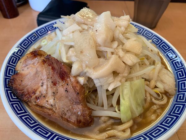 「ふじそば。大盛。油マシ」@雷神 角ふじの写真