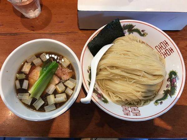 「濃厚昆布水の淡麗つけ麺・醤油 1,000円、中盛 80円」@麺処 ほん田の写真