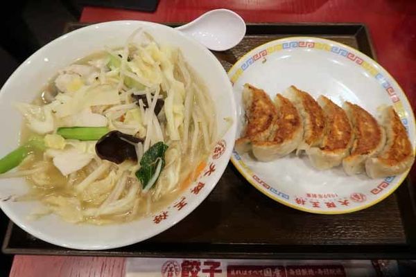 「塩野菜タンメン　743円」@大阪王将 御徒町駅前店の写真