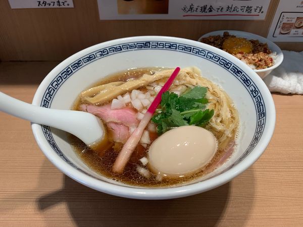 「特製煮干そば」@中華そば ます田の写真