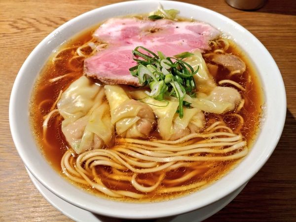 「わんたんめん」@中華そば 二階堂の写真