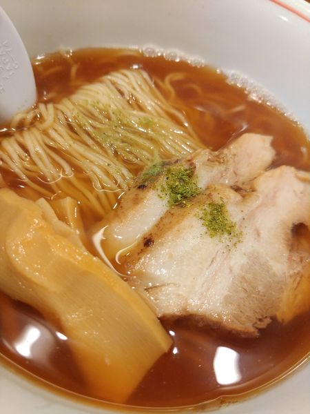 「貝出汁清湯(仮)【限定】」@別邸三く 豚骨らーめん 真真の写真